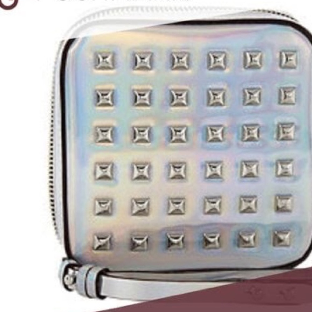 SALE! REBECCA MINKOFF SAMMY SQUARE STUDDED CLUTCH
